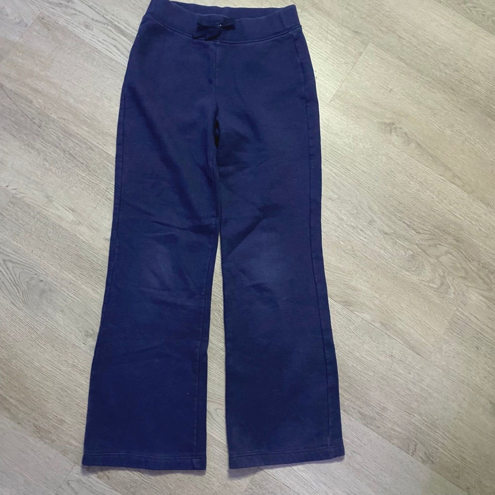 Circo Fleece Sweatpants Kids Size M 7/8 Navy Blue Straight Leg Faded Joggers